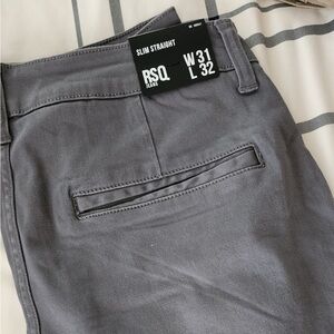 RSQ Slim Straight Jeans- Gunmetal